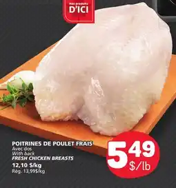 Marché Bonichoix With back FRESH CHICKEN BREASTS offer