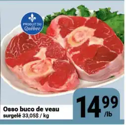 Pasquier Osso buco de veau offer