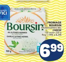 Marché Bonichoix FORMAGE BOURSIN FROMAGERIES BEL CHEESE offer
