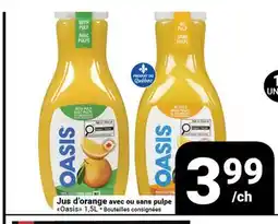 Pasquier Jus d'orange avec ou sans pulpe Oasis offer