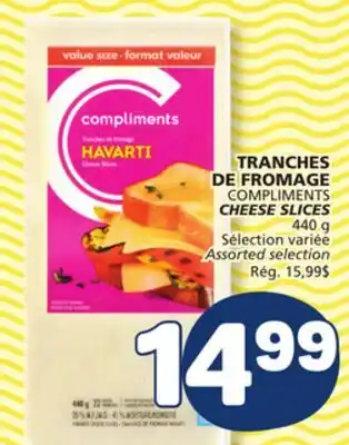 Marché Bonichoix COMPLIMENTS CHEESE SLICES offer