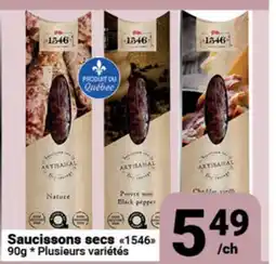 Pasquier Saucissons secs 1546 offer