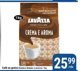 Pasquier Café en grains Crema e Aroma Lavazza offer