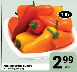Pasquier 1lb Mini poivrons sucrés offer
