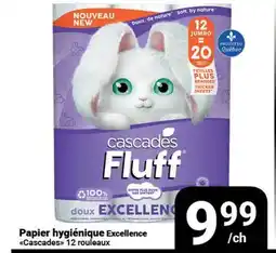Pasquier Papier hygiénique Excellence Cascades offer