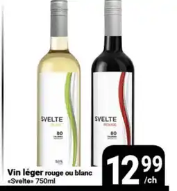 Pasquier Vin léger rouge ou blanc Svelte offer