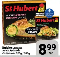 Pasquier Quiche Lorraine ou aux épinards St-Hubert offer