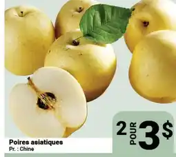 Pasquier Poires asiatiques offer