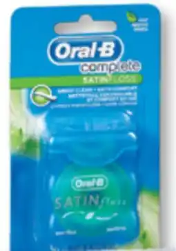 Familiprix Oral-B Complete mint satin floss 50m offer