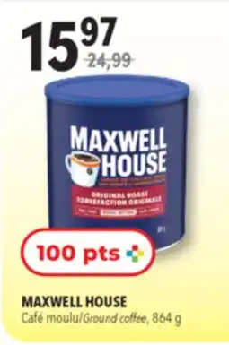 Familiprix MAXWELL HOUSE Ground coffee, 864g offer