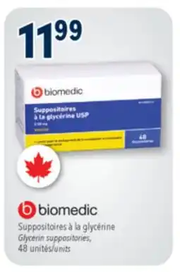 Familiprix BIOMEDIC, Glycerin suppositories, 48 units offer