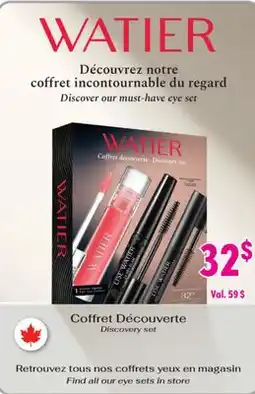 Familiprix WATIER, Discovery set, 3 pieces offer