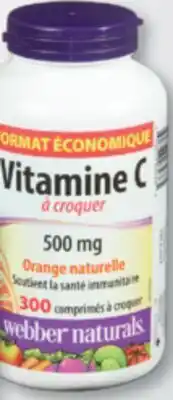 Familiprix WEBBER NATURALS, Selected products offer