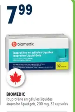 Familiprix BIOMEDIC Ibuprofen liquid gels 200 mg 32 capsules offer