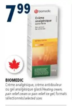 Familiprix Biomedic heating cream extra strength offer