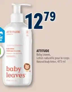 Familiprix ATTITUDE, Baby Leaves, Natural body lotion offer