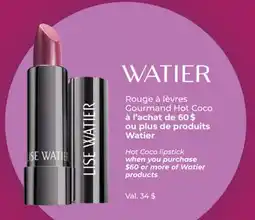 Familiprix WATIER Hot Coco lipstick offer