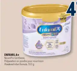Familiprix ENFAMIL A+ Powdered infant formula, 553g offer