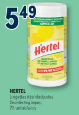 Familiprix HERTEL, Desinfecting wipes, 75 units offer