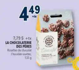 Familiprix LA CHOCOLATERIE Chocolate rosettes offer