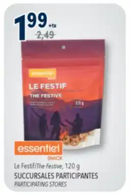 Familiprix ESSENTIEL SNACK, The Festive offer