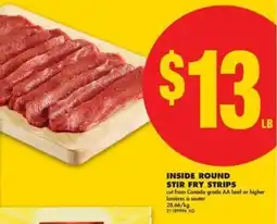 No Frills Inside round stir fry strips offer