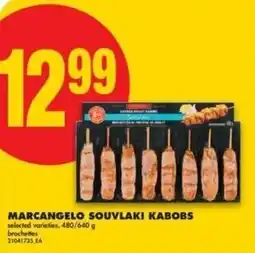 No Frills Marcangelo souvlaki kabobs offer