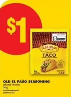 No Frills Old el paso seasoning offer