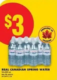 No Frills Real canadian spring water offer