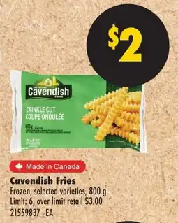 No Frills Cavendish Fries offer