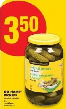 No Frills No name pickles offer