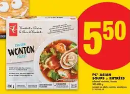 No Frills PC asian soups or entrées offer
