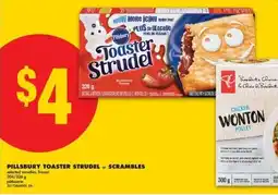 No Frills Pillsbury toaster strudel or scrambles offer
