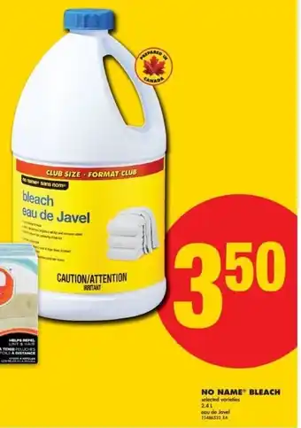No Frills No name bleach offer