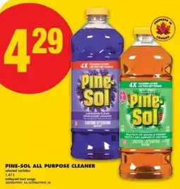 No Frills Pine-sol all purpose cleaner offer