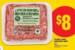 No Frills Extra lean ground beef offer