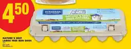 No Frills Nature's best large free run eggs offer
