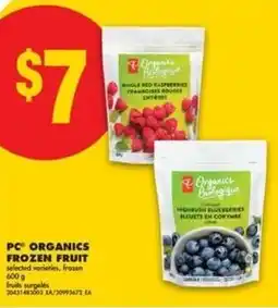 No Frills PC organics frozen fruit offer