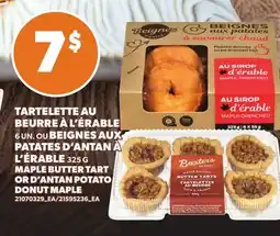 Provigo MAPLE BUTTER TART, 6 UN. OR D'ANTAN POTATO DONUT MAPLE offer
