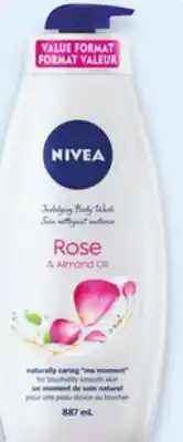 Walmart Nivea women's body wash offer