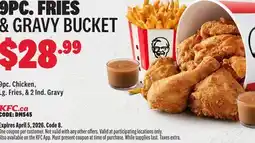KFC 9 PC. FRIES & GRAVY BUCKET offer