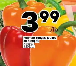 Val-Mont Poivrons rouges, jaunes ou oranges offer