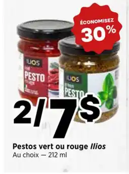 Val-Mont Pestos vert ou rouge Ilios offer