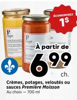Val-Mont Crèmes, potages, veloutés ou sauces Première Moisson offer