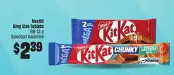 FreshCo Nestlé King Size Tablets 68-73 g Selected Varieties offer
