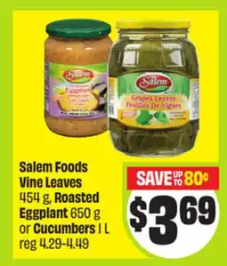 FreshCo Salem Foods Vine Leaves 454 g, Roasted Eggplant 650 g or Cucumbers 1 L - Ramadan offer