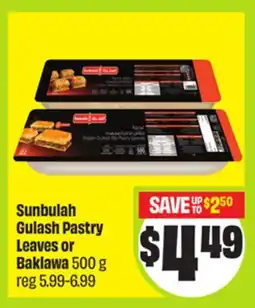 FreshCo Sunbulah Gulash Pastry Leaves or Baklawa 500 g - Ramadan offer