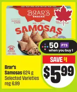 FreshCo Brar's Samosas 624 g Selected Varieties - Ramadan offer