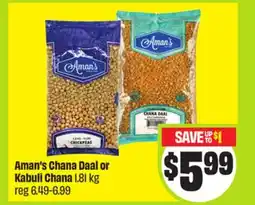FreshCo Aman's Chana Daal or Kabuli Chana 1.81 kg - Ramadan offer