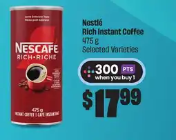 FreshCo Nestlé Rich Instant Coffee 475 g Selected Varieties offer